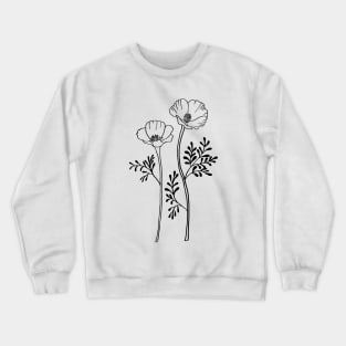 California poppy Crewneck Sweatshirt